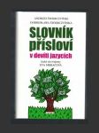 Slovník přísloví v devíti jazycích - náhled