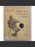 Český jih a Šumava v písni. Dvojdíl 11-12. Z oblasti Strakonicko-Práchenské (české lidové písně, etnologie, folklor, Strakonice, Prácheňsko) - náhled