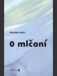 O mlčaní - náhled