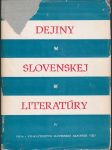 Dejiny slovenskej literatúry iv - náhled