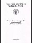 Komentáre a marginálie Jeruzalemskej Biblie k pentateuchu - náhled