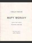 Mapy Moravy. Separátní výtisk z publikace Vlastivěda Moravská - náhled