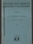 P. ovidius naso - výbor z jeho básní - náhled