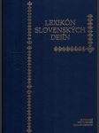 Lexikón slovenských dejín - náhled