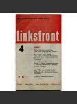 Linksfront, roč. 1, 1931-1932, č. 4 (leden 1932) [Levá fronta; časopis; KSČ; komunismus; politika; marxismus] - náhled