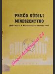 Prečo súdili mindszentyho ( dokumenty k mindszentyho trestnej veci ) - náhled