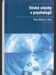 Etické otázky v psychologii - náhled