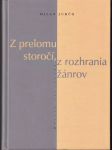 Z prelomu storočí, z rozhrania žánrov - náhled