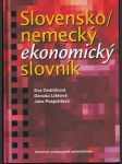 Slovensko-nemecký ekonomický slovník - náhled