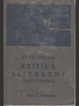 Kritika literární: Zásady a prakse. - náhled