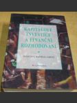 Kapitálové investice a finanční rozhodování - náhled