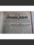 SLOVENSKÁ JEDNOTA 1. pololetí 1943 slovenské noviny z války (144 čísel) - náhled