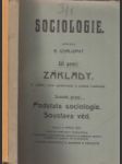 Sociologie. Základy I. - II. - náhled