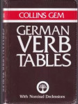 German verbs tables (malý formát) - náhled