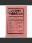 Die neue Weltbühne. Wochenschrift für Politik, Kunst, Wirtschaft. 26. Oktober 1933. Nr. 43 [týdeník] - náhled