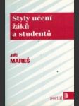 Styly učení žáků a studentů - náhled