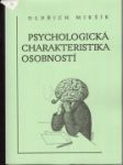 Psychologická charakteristika osobnosti - náhled