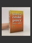 Slovník české prózy 1945-1994 - náhled