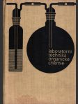 Laboratorní technika organické chemie - náhled