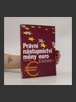 Právní nástupnictví měny euro - náhled