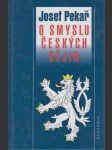 O smyslu českých dějiny - náhled