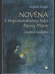 Novéna k Neposkvrněnému Srdci Panny Marie - Podpis autora - náhled