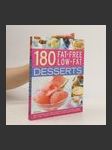 180 Fat-Free Low-Fat Desserts - náhled