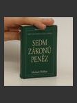 Sedm zákonů peněz : spirituální cesta k Vašemu úspěchu - náhled