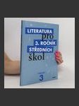 Literatura pro 3. ročník středních škol. Pracovní sešit - náhled