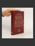 The new international Webster's pocket quotation dictionary of the English language - náhled