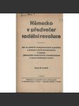 Německo v předvečer sociální revoluce (komunistická literatura, levicová literatura) - náhled