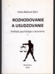 Rozhodovanie a usudzovanie I.- IV. - náhled