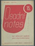 Osadní notes 15.  - náhled