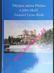 Dějepis města přeštic a jeho okolí - řičák emanuel václav - náhled