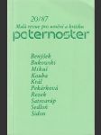 Paternoster 20 / 87 malá revue pro umění a kritiku - náhled