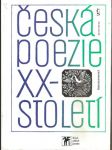 Česká  poezie  xx. století - náhled