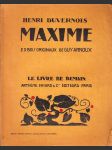 Maxime: 25 bois originaux de Guy Arnoux - náhled