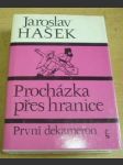 Procházka přes hranice - idylky z cest a jiné humoresky - první dekameron - náhled