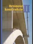 Betónové konštrukcie II. - náhled