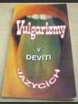 Vulgarizmy v devíti jazycích - náhled