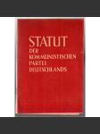 Statut der Kommunistischen Partei Deutschlands [Komunistická strana Německa] - náhled