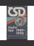 Jízdní řád 1989/1990, ČSD - náhled