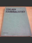 Základy kriminalistiky - náhled