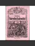 Pečírkův Národní kalendář 1948, ročník 91 (kalendář, trhy, beletrie, ilustrace Jan Goth) - náhled