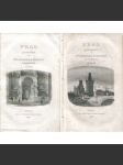 Prag, wie es war und wie es ist, sv. 1-2 [mapa okolí Prahy; rytiny; oceloryty; Praha; historie; dějiny; popis] - náhled