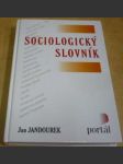 Sociologický slovník - náhled