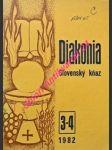 Diakonia - slovenský kňaz 3-4 / 1982 - náhled