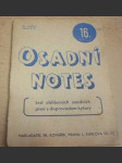 Osadní notes 16. Šest oblíbených osadních písní s doprovodem kytary - náhled