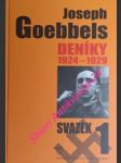 DENÍKY - Svazek 1 - 1924 - 1929 - GOEBBELS Joseph - náhled