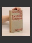 Dictionnaire des locutions francaises - náhled